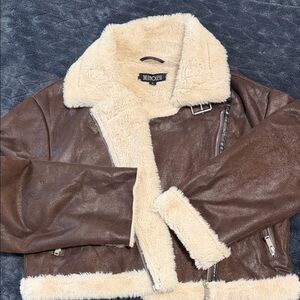 Brown & Cream Teddy Jacket